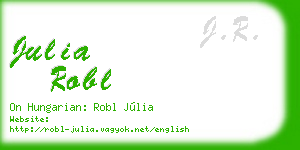 julia robl business card